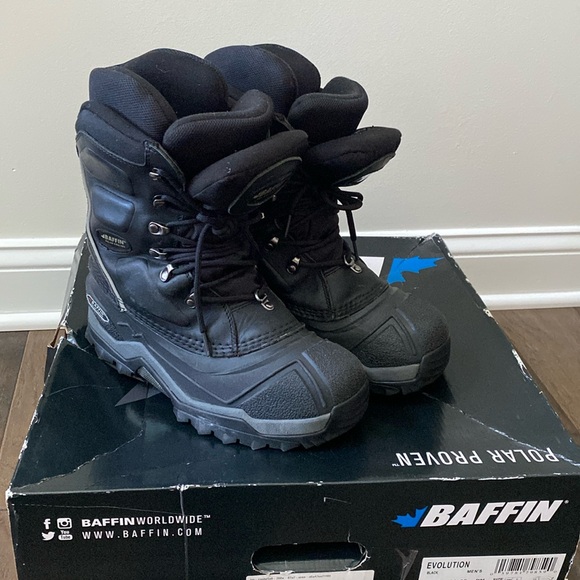 Baffin Men’s Evolution Snow Boots Rated -94F Size 7 VGUC
